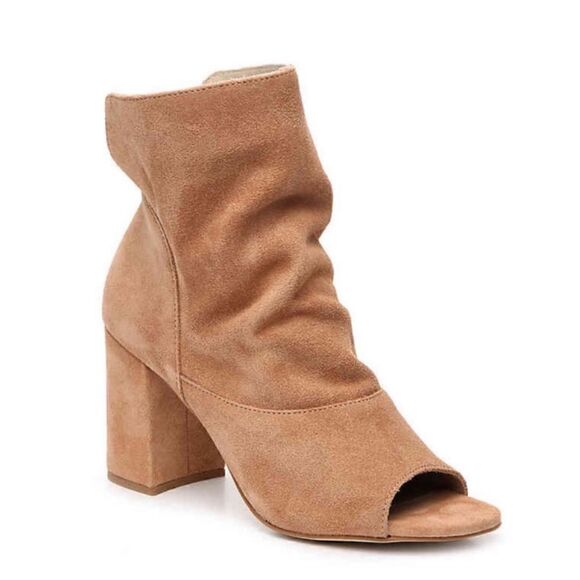 Anthropologie Matisse Gordy Leather 
Suede Cutout Accent Boots Ankle Boots Sz 8 - Picture 1 of 5